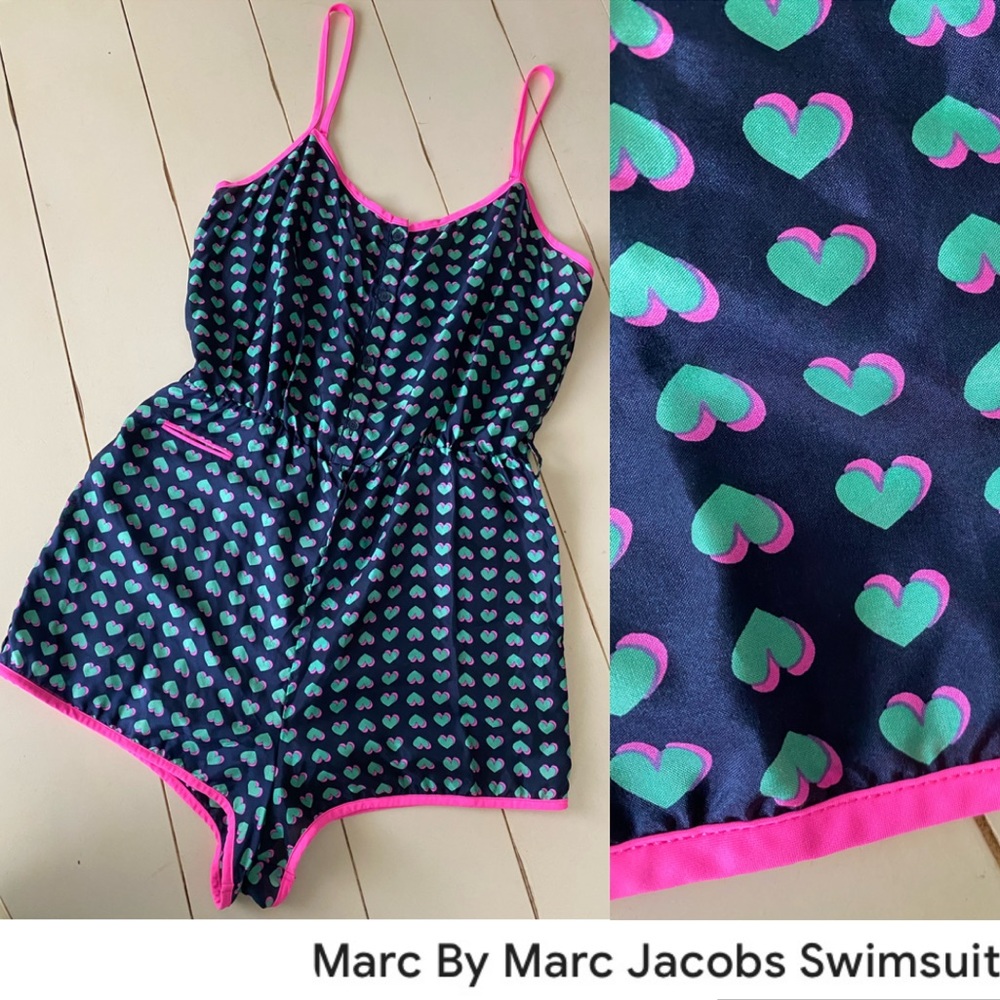 MARC by Marc Jacobs Silk Swim Romper